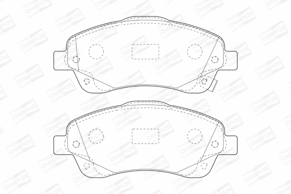 Brake Pad Set, disc brake (572485CH)