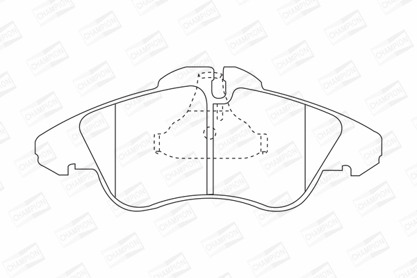 Brake Pad Set, disc brake (571844CH)