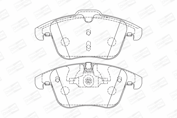 Brake Pad Set, disc brake (573336CH)