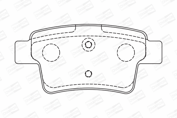 Brake Pad Set, disc brake (573194CH)