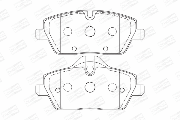 Brake Pad Set, disc brake (573733CH)