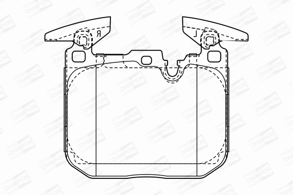 Brake Pad Set, disc brake (573355CH)