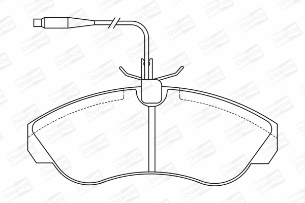 Brake Pad Set, disc brake (571840CH)