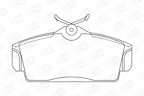 Brake Pad Set, disc brake (572422CH)