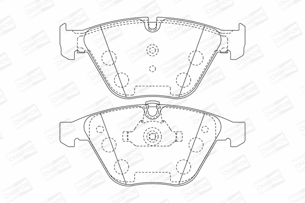 Brake Pad Set, disc brake (573181CH)