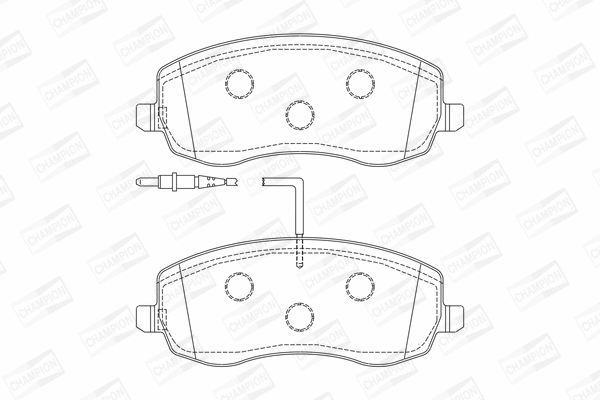 Brake Pad Set, disc brake (573327CH)