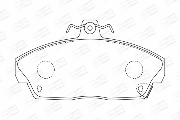 Brake Pad Set, disc brake (571438CH)