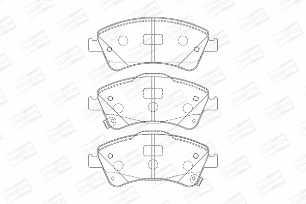 Brake Pad Set, disc brake (572525CH)