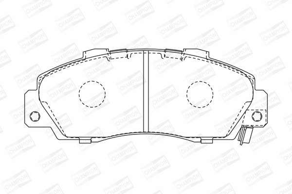 Brake Pad Set, disc brake (572393CH)