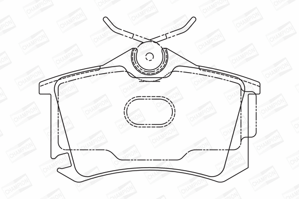 Brake Pad Set, disc brake (573682CH)