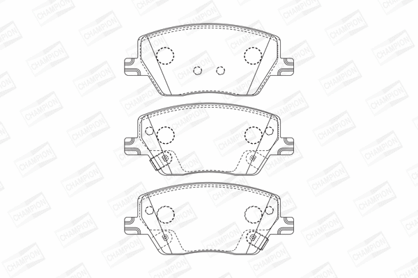 Brake Pad Set, disc brake (573626CH)