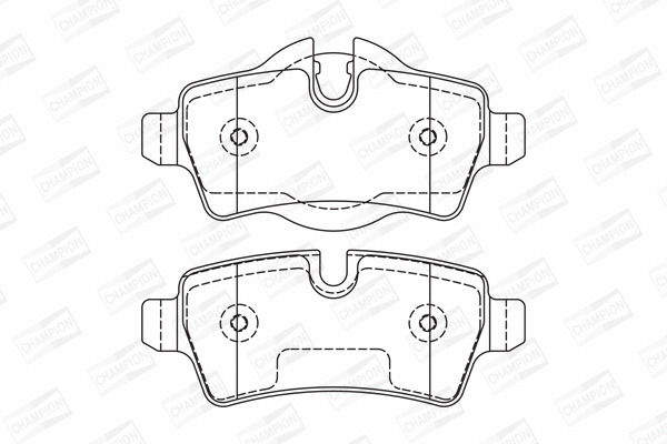 Brake Pad Set, disc brake (573200CH)