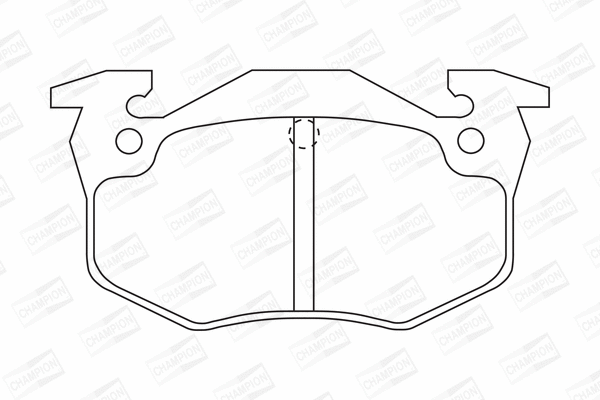 Brake Pad Set, disc brake (571334CH)