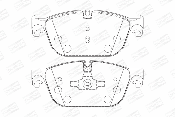 Brake Pad Set, disc brake (573338CH)