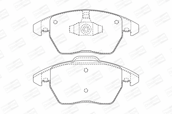 Brake Pad Set, disc brake (573134CH)