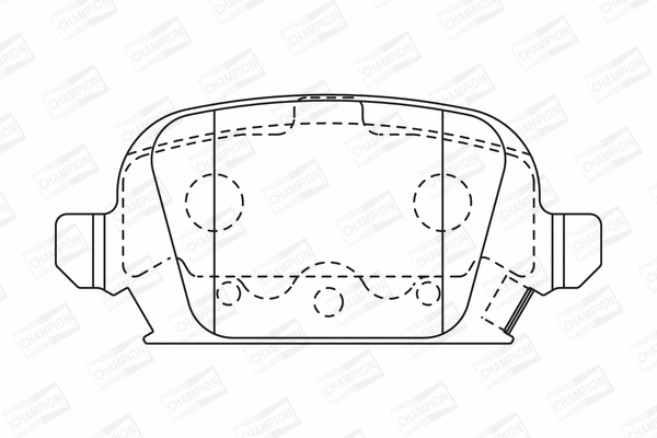 Brake Pad Set, disc brake (573009CH)