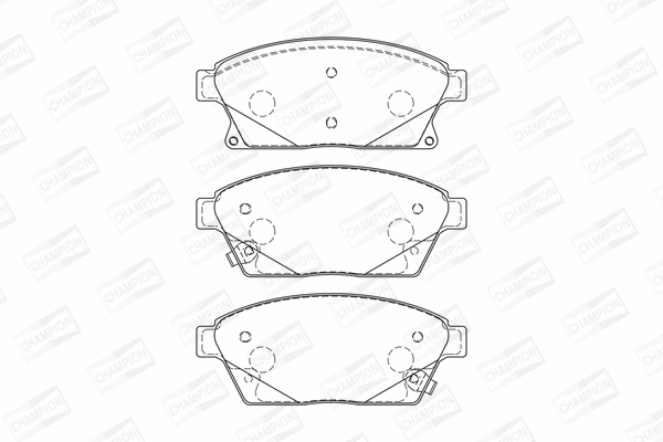 Brake Pad Set, disc brake (573325CH)