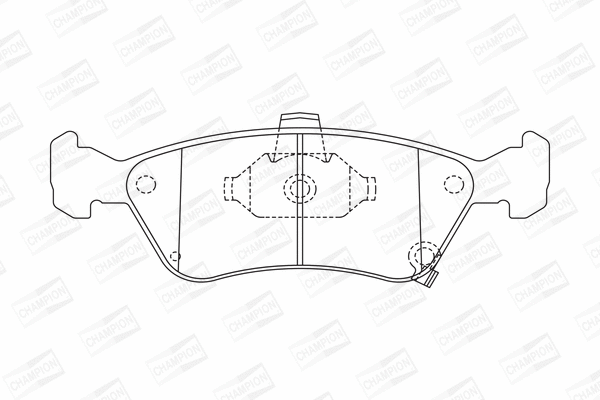 Brake Pad Set, disc brake (572400CH)