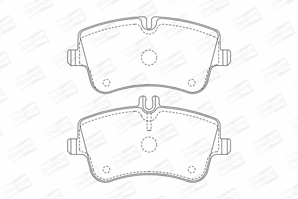 Brake Pad Set, disc brake (571986CH)