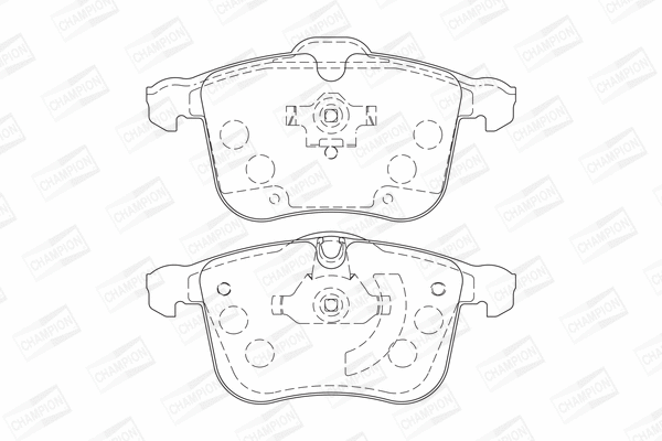 Brake Pad Set, disc brake (573090CH)