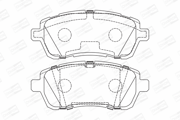 Brake Pad Set, disc brake (573747CH)