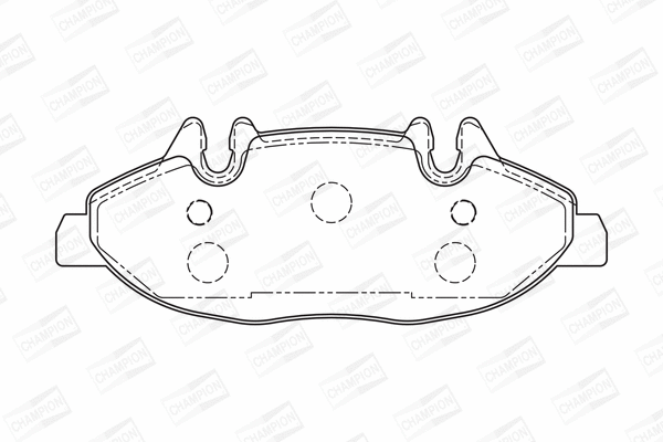 Brake Pad Set, disc brake (573221CH)