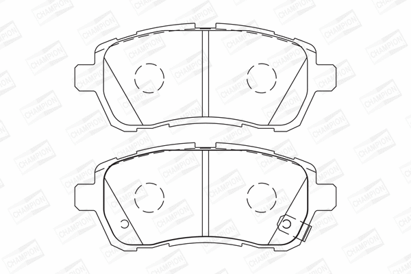 Brake Pad Set, disc brake (573745CH)