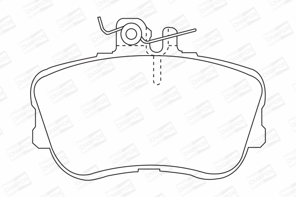 Brake Pad Set, disc brake (571828CH)