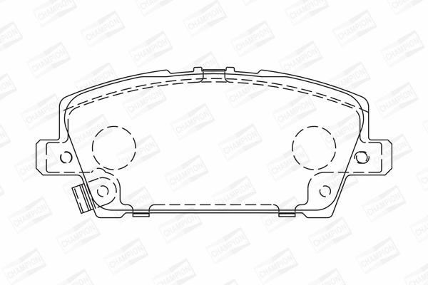 Brake Pad Set, disc brake (572579CH)