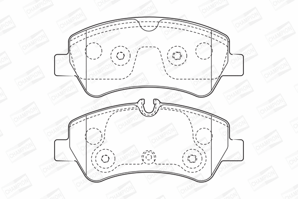 Brake Pad Set, disc brake (573434CH)