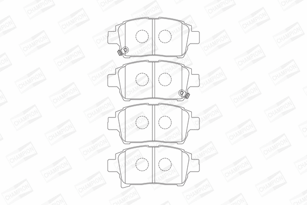 Brake Pad Set, disc brake (573737CH)
