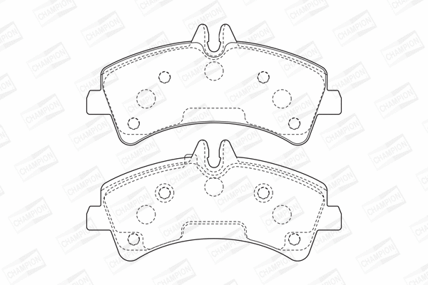 Brake Pad Set, disc brake (573758CH)