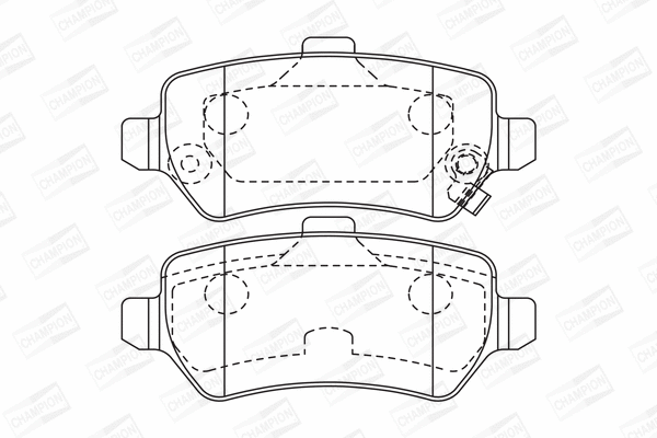 Brake Pad Set, disc brake (573122CH)