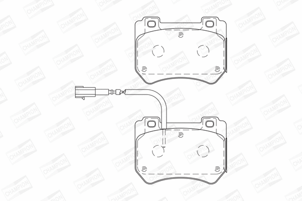 Brake Pad Set, disc brake (573309CH)