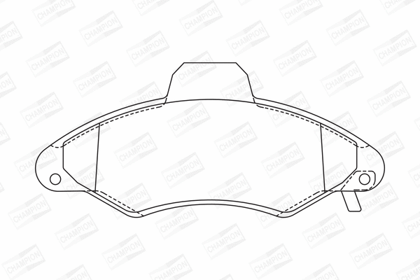 Brake Pad Set, disc brake (571964CH)