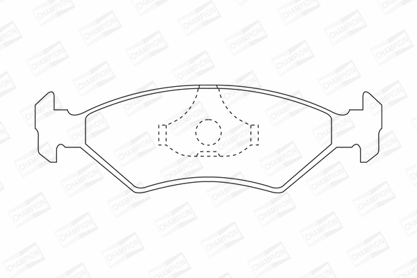 Brake Pad Set, disc brake (571536CH)