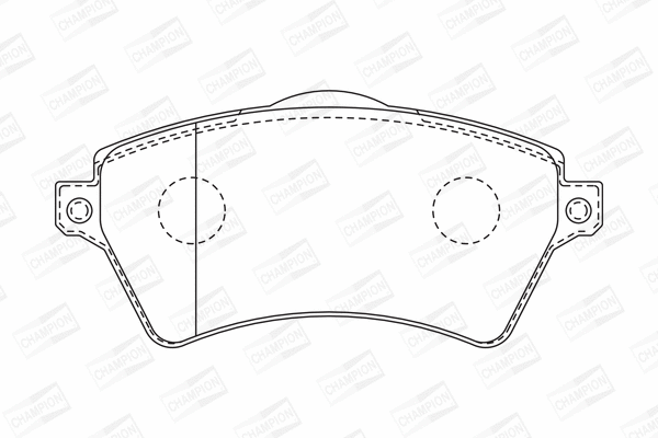 Brake Pad Set, disc brake (573102CH)