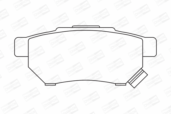 Brake Pad Set, disc brake (572136CH)