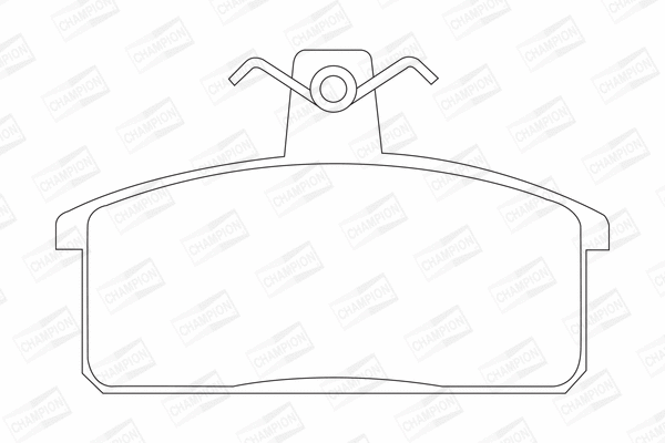 Brake Pad Set, disc brake (572160CH)