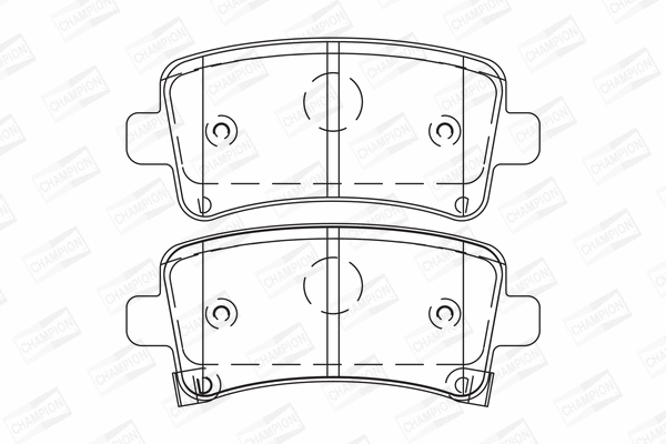 Brake Pad Set, disc brake (573313CH)
