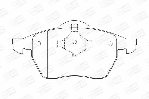 Brake Pad Set, disc brake (571921CH)