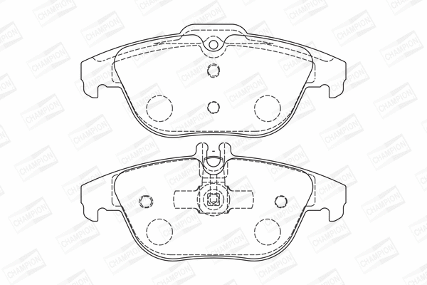 Brake Pad Set, disc brake (573735CH)