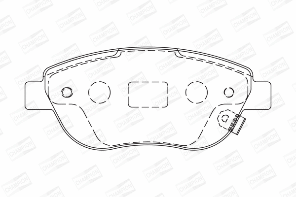 Brake Pad Set, disc brake (573308CH)