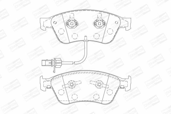 Brake Pad Set, disc brake (573207CH)