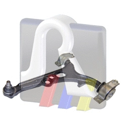 Control/Trailing Arm, wheel suspension (96-05815-2)