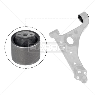 Mounting, control/trailing arm (R55434)