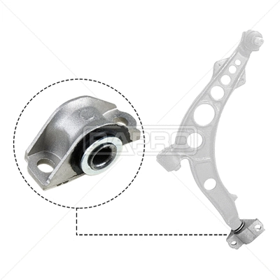 Mounting, control/trailing arm (R57066)
