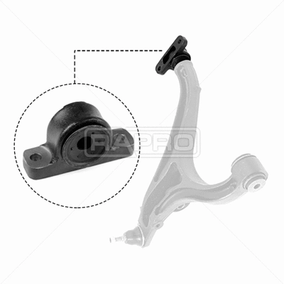 Mounting, control/trailing arm (R54553)