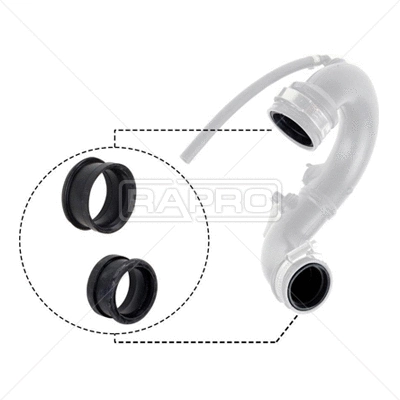 Seal Ring, air filter housing intake hose (R56102/K)
