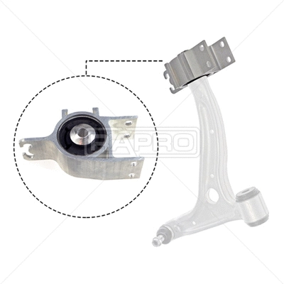 Mounting, control/trailing arm (R54428)